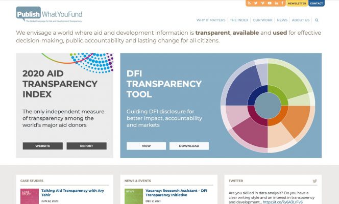 Home page signposting digital tools and interactive graphs.